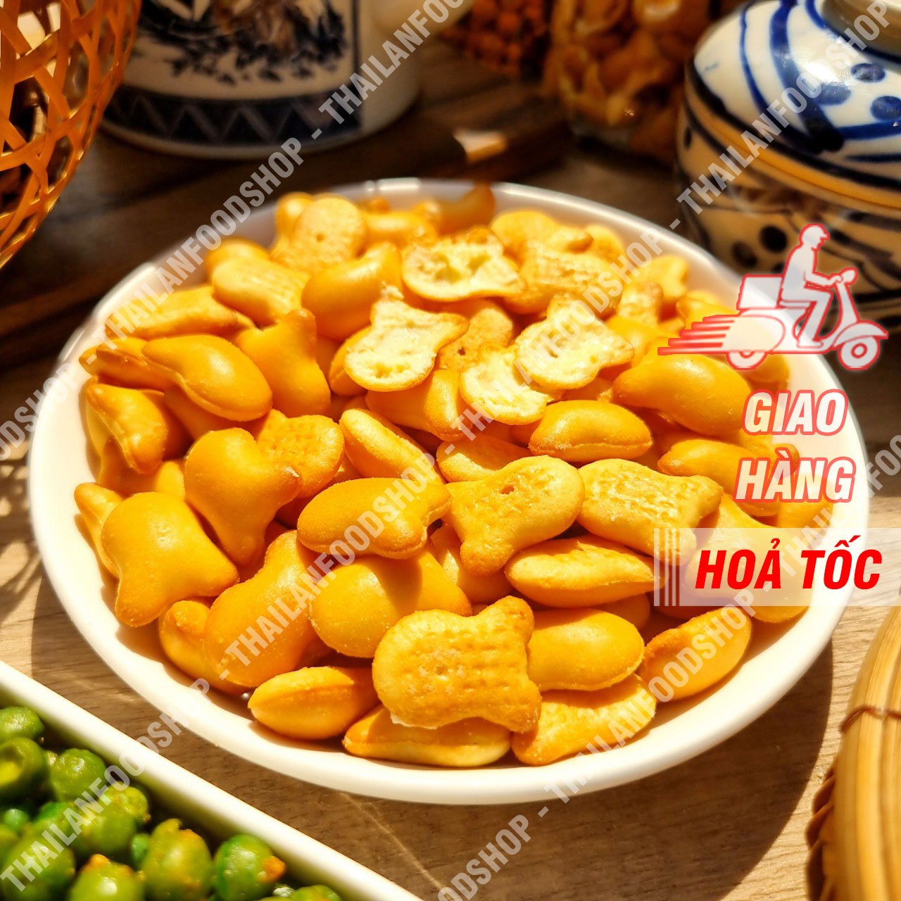 Bánh Gấu Nhân Kem Thiên Hồng - Hộp 500gr