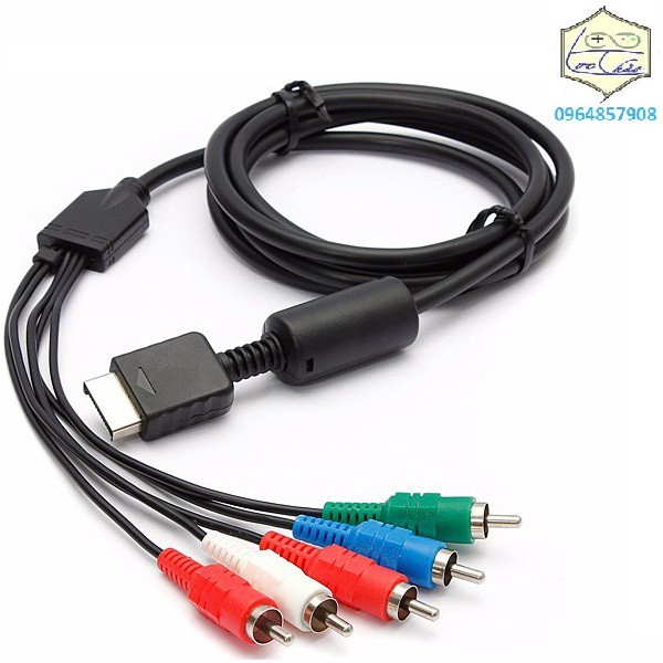 [HCM]Dây Component 5 Đầu Cao Cấp cho máy PS2 PS3 xuất hình ảnh Full HD