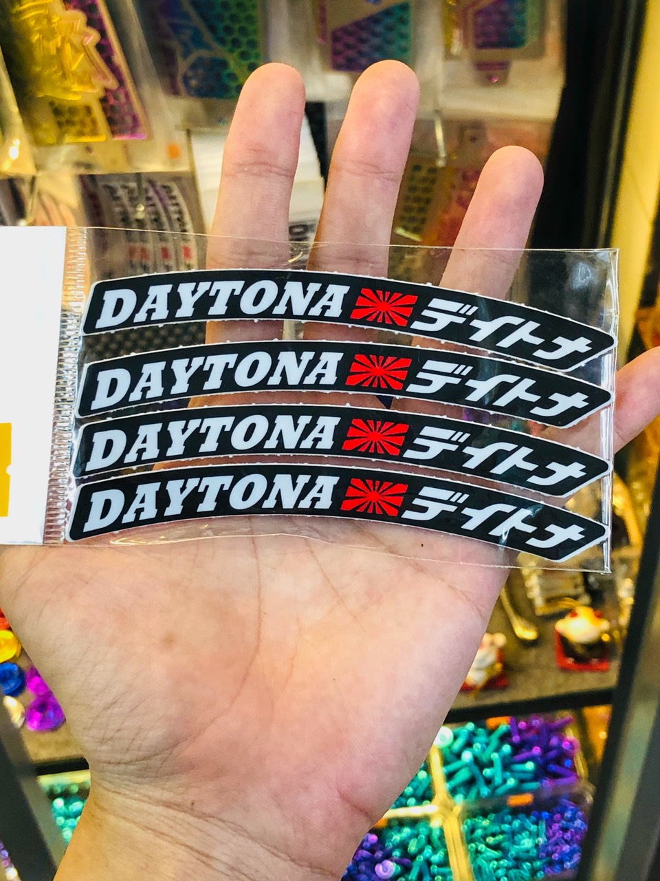 Tem Sticker Dán Mâm Xe Máy - Decal Trang Trí