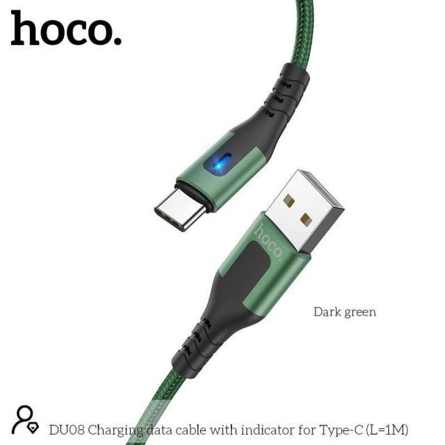 Dây Cáp Sạc Nhanh Hoco DU08 Lightning-Micro-Type C
