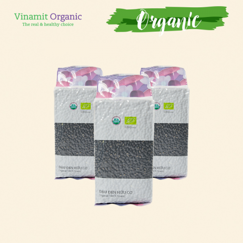 Đậu Đen Xanh Lòng Hữu Cơ Vinamit 1kg