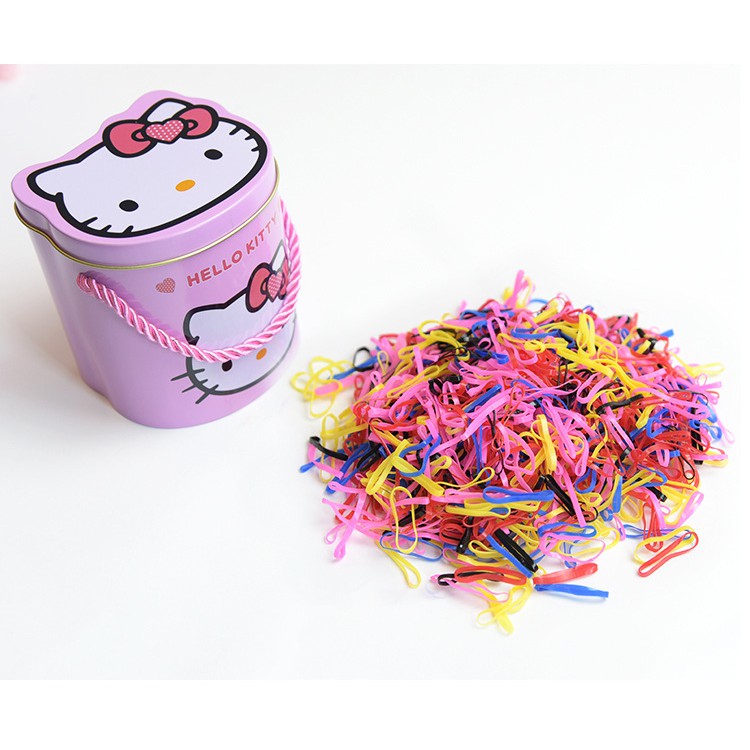 Hộp chun buộc tóc kitty 40 dây