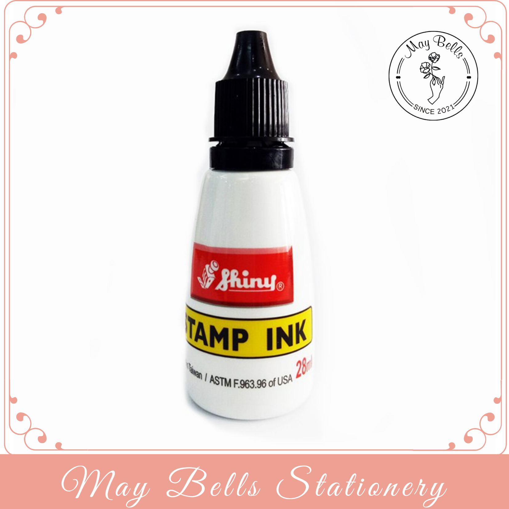 Mực dấu Shiny S62 28ml, Mực châm con dấu Shiny