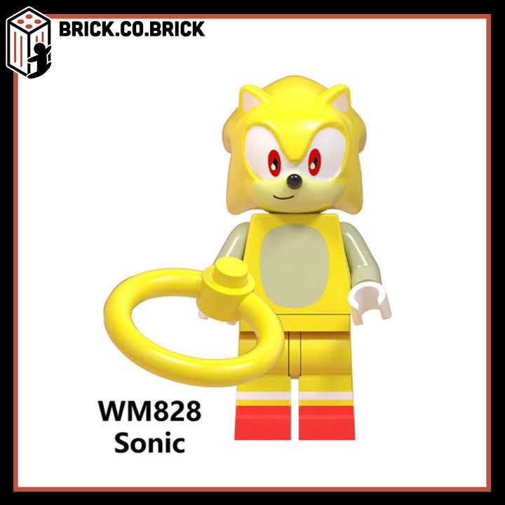 Sonic Nhiều Màu Sắc Cho Bé Đồ Chơi Lắp Ráp Minifigures Và  Nhân Vật Tuổi Thơ Sonic Đủ Màu WM6043