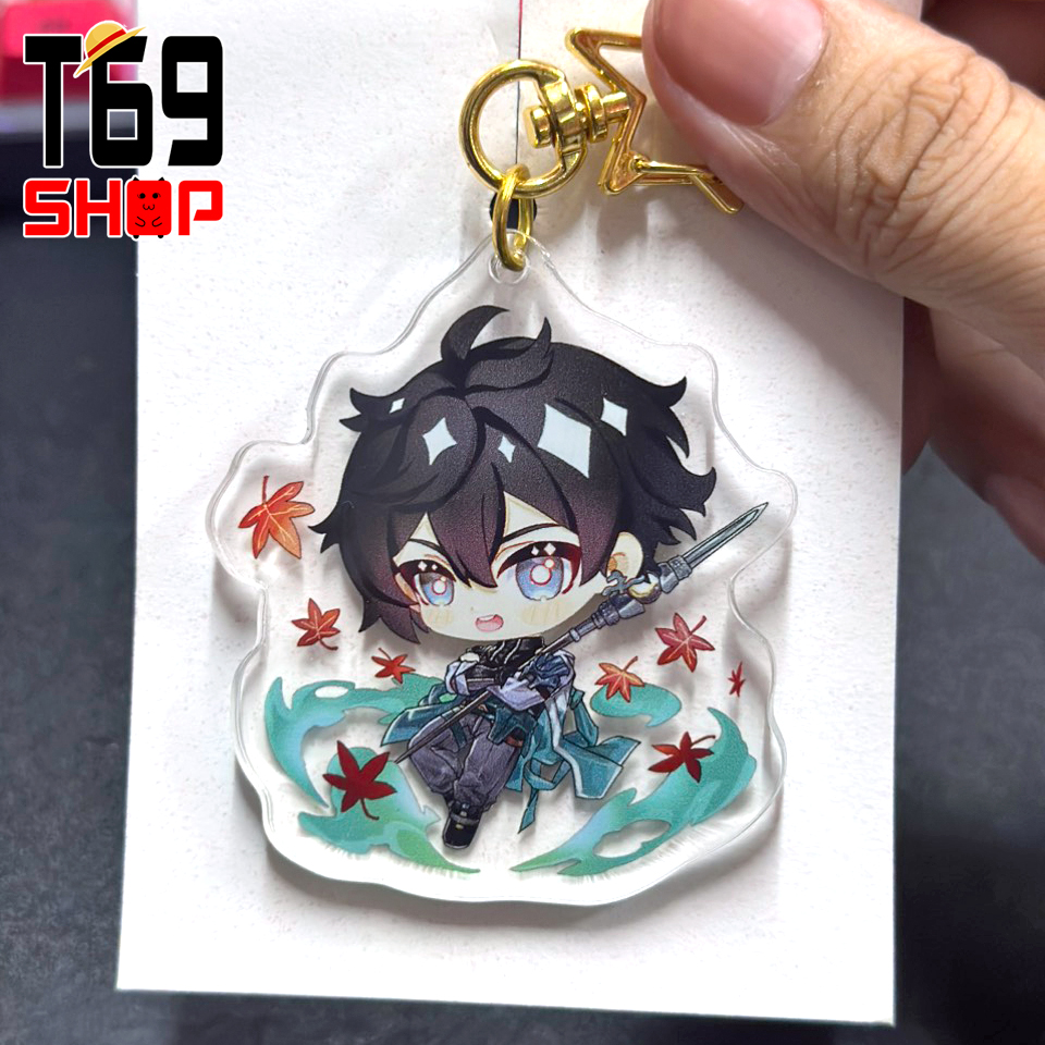 [24 mẫu] Móc khóa mica game Honkai: Star Rail - Mẫu 1 (Loại cao cấp - Hình in ép giữa 2 mặt mica) [T69 Shop]