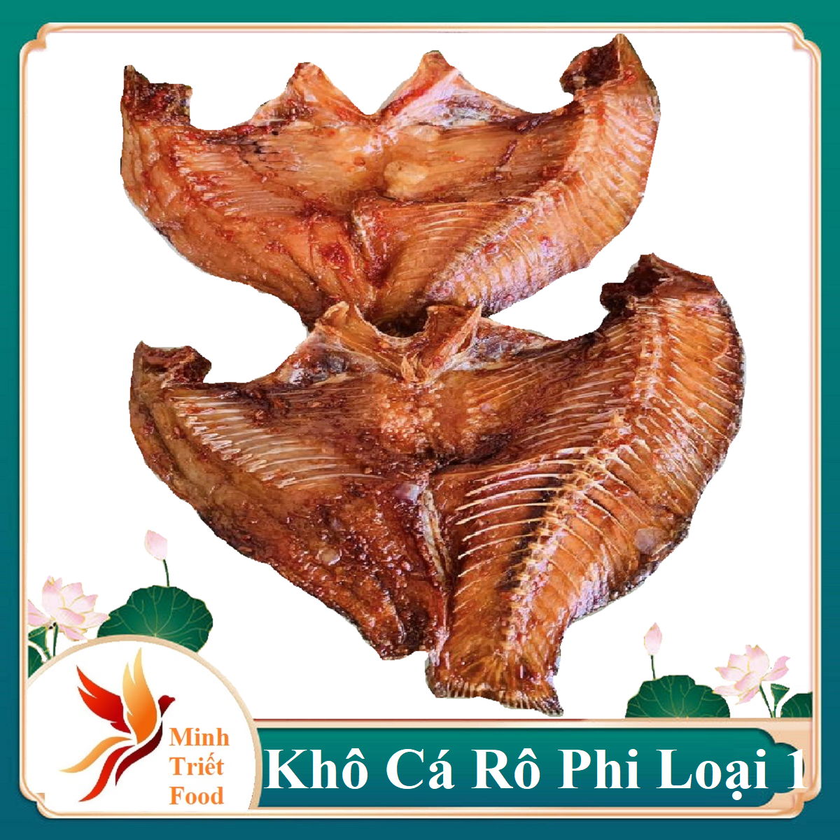 Khô cá rô phi xẻ thơm ngon 3 nắng loại 1 nhà làm- đặc sản minh triết