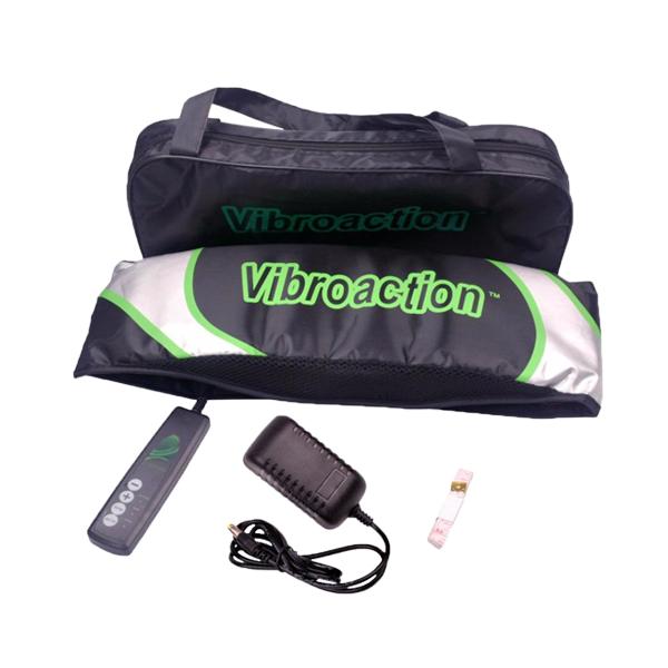 Máy massage VibroAction giảm mỡ bụng (Trắng xanh)