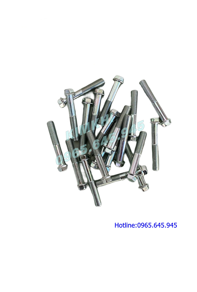 20 ốc bu lông 7 li dài 4 phân ốc lốc máy ốc mang cá
