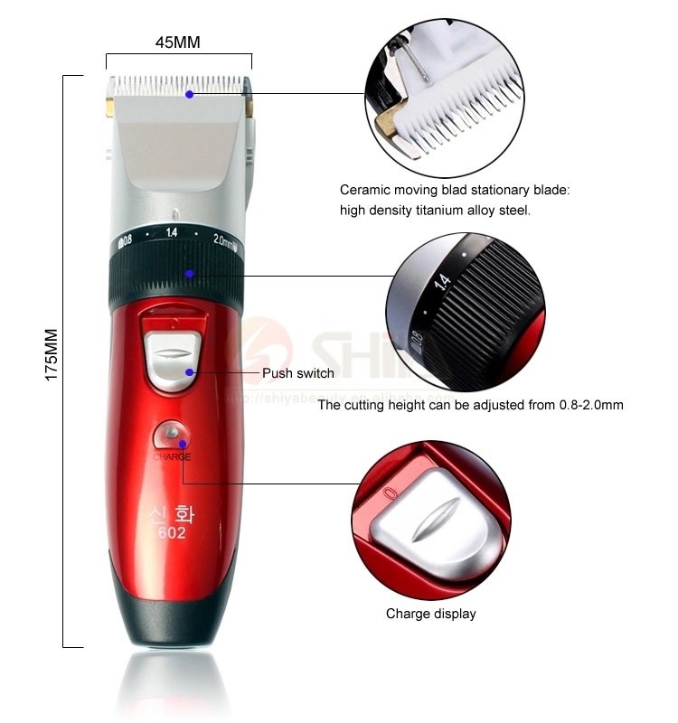 Tông đơ cắt tóc Hàn Quốc 2 Pin tại nhà
