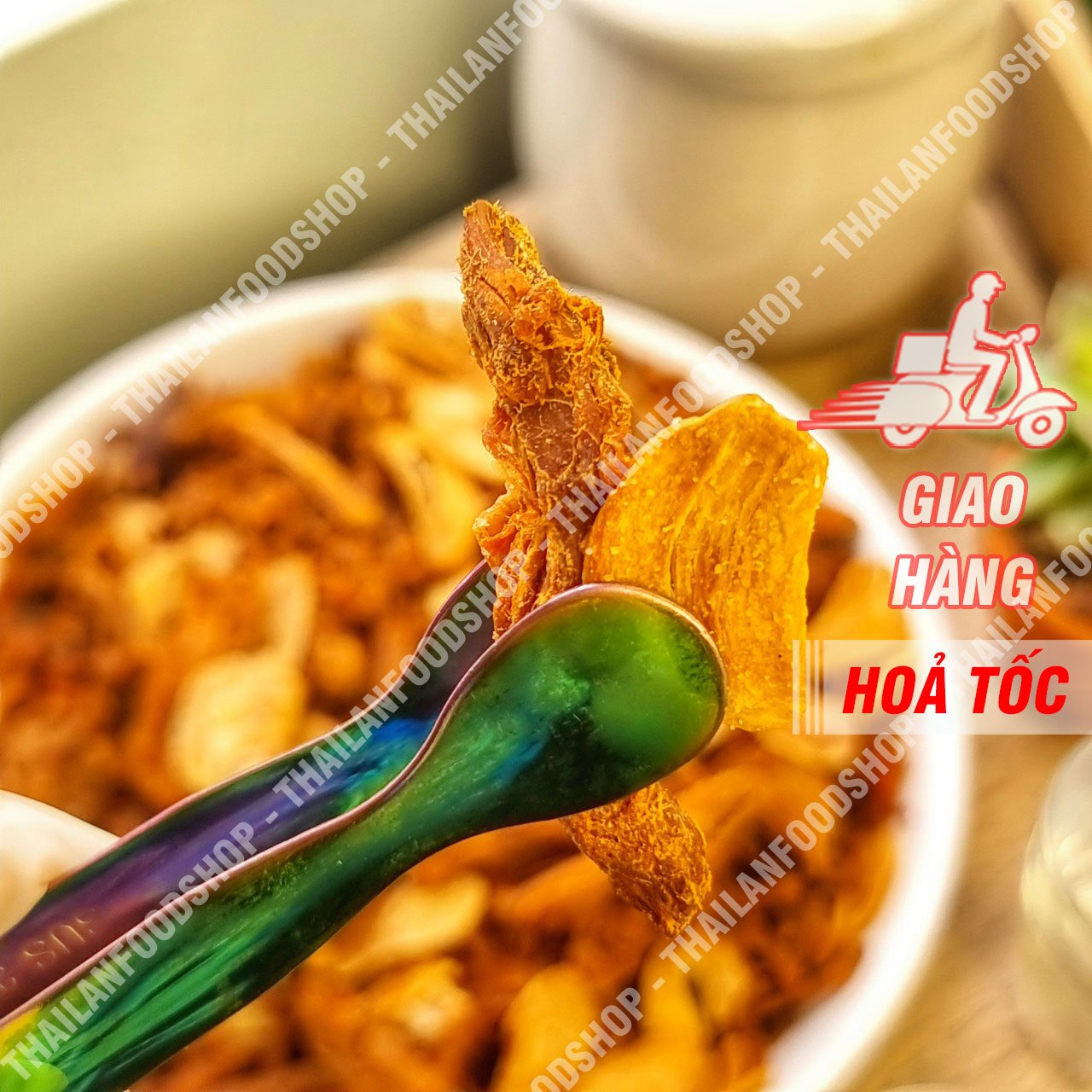 Khô Heo Cháy Tỏi - Lon 300gr