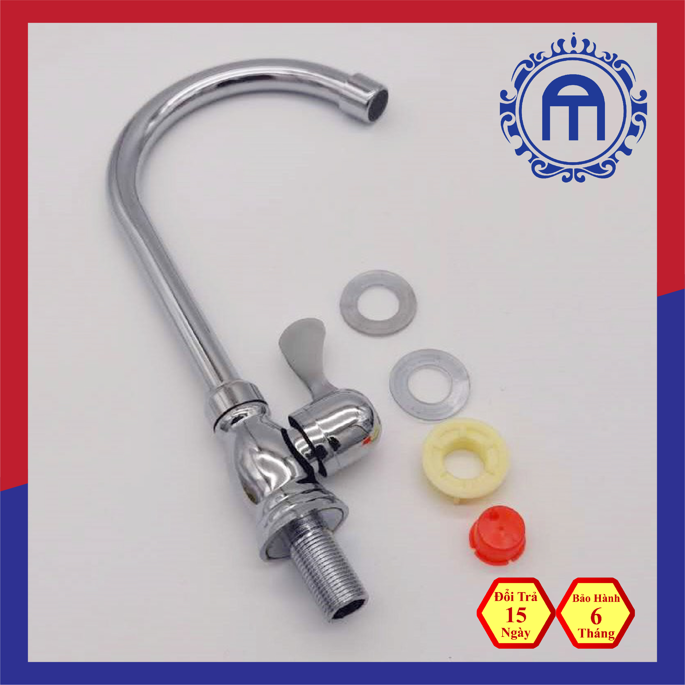 Vòi rửa bát vòi nước bồn rửa chén tăng áp TAAN VR02