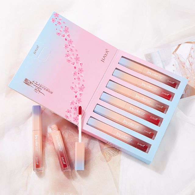[SIÊU HOT] Set son kem lì 6 cây Jiaya Joy Color – CAVALI – Chất son kem lì xịn xò với tone màu hot trend