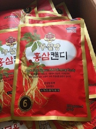 ComBo 5 Gói Kẹo Hồng Sâm Không Đường 200gram