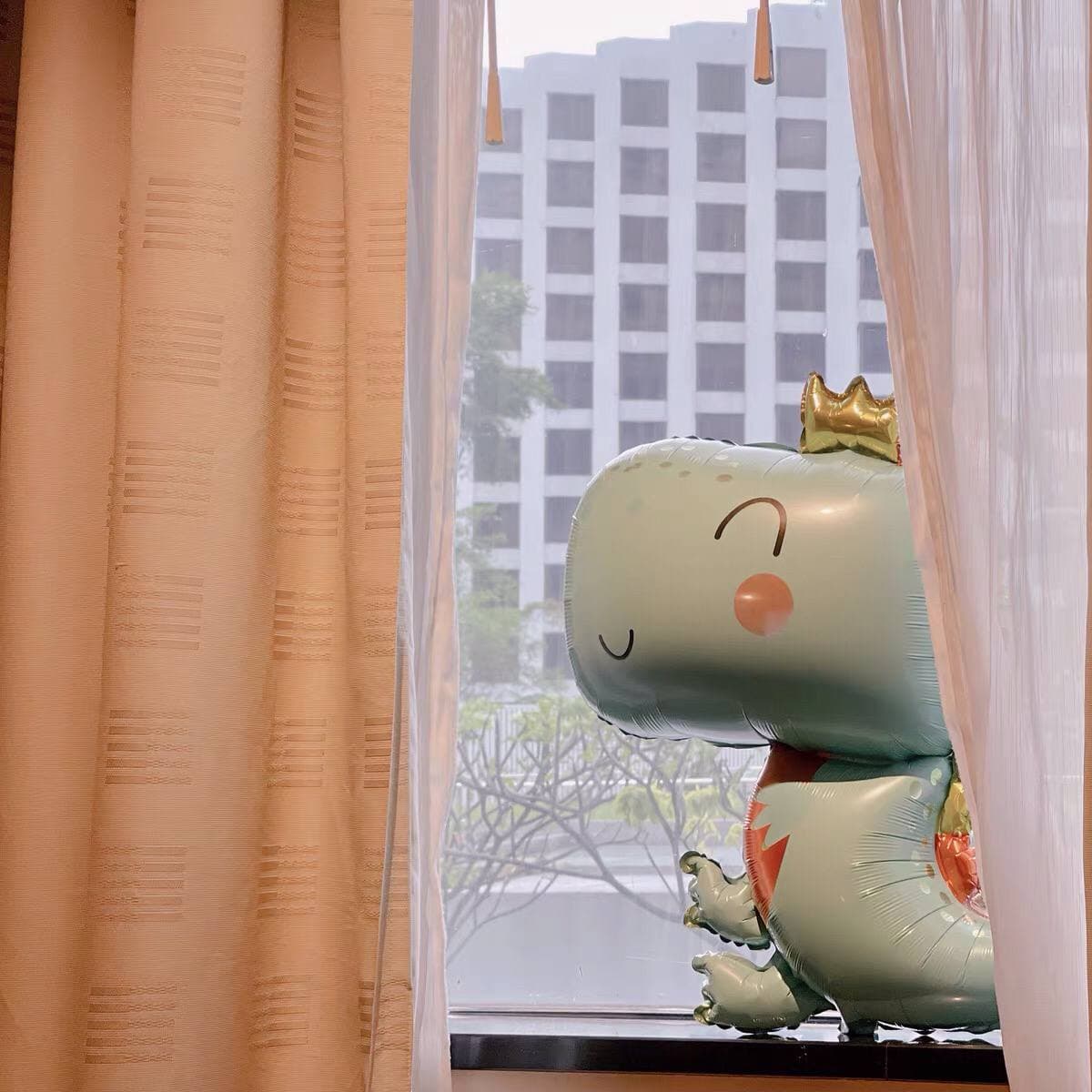 bong bóng, bóng bay khủng long size đại