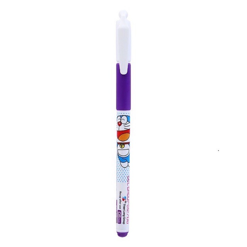 Combo 10 Bút Gel Nước Doremon Mực Tím