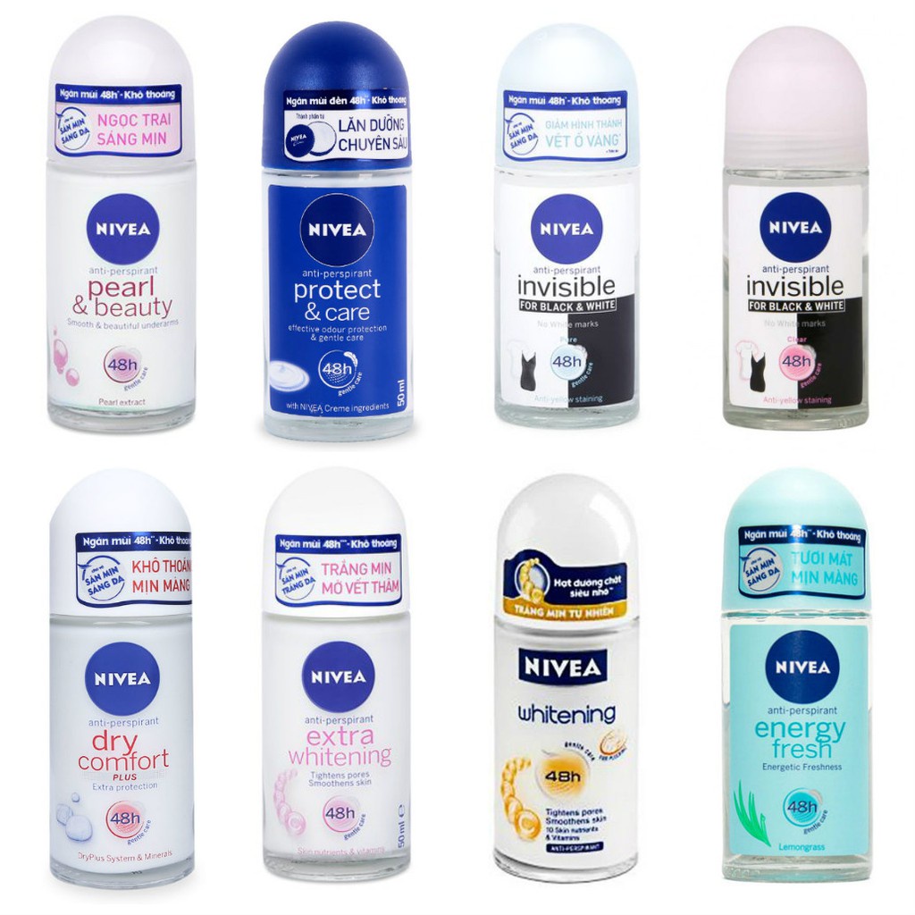Lăn nách khử mùi 48h Nivea cho Nam, Nữ