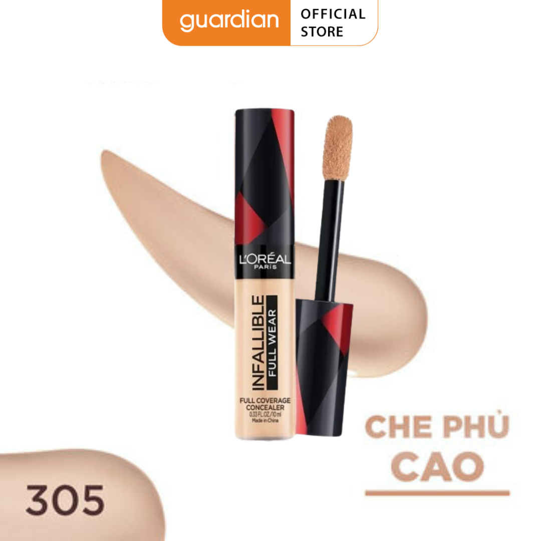 Kem Che Khuyết Điểm L'Oreal Paris Infallible Full Wear Full Coverage Concealer 10ml