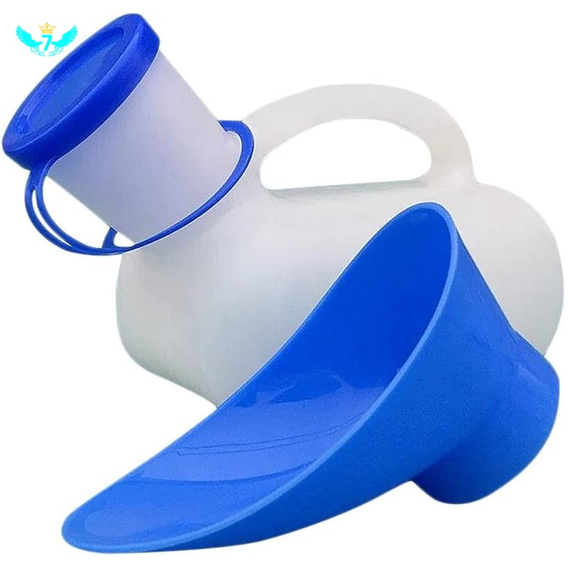 1000ml Nhà vệ sinh tiểu khẩn cấp di động có tay cầm để đi du lịch Cắm trại ngoài trời Nhà vệ sinh tiểu ngoài trời Nhà vệ sinh tiểu bồn tiểu chai nước tiểu Bình tiểu dành cho nam Zenababyshop YIDA