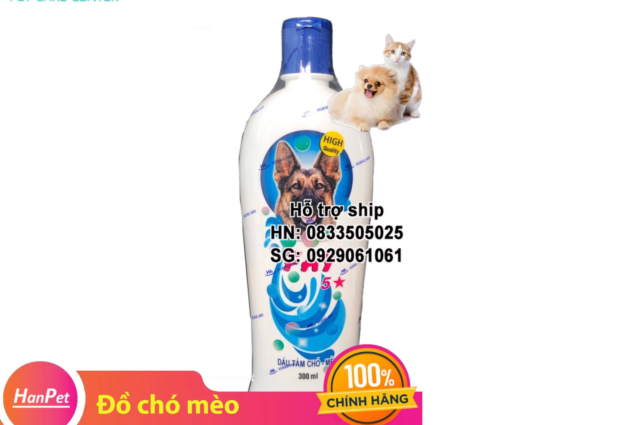 Hanpet - Fay 5 sao 300ml Sữa tắm Fay 5 sao vệ sinh da lông, hỗ trợ làm sạch ve, rận, bọ chét, duy trì độ ẩm, giúp lông suôn mượt, khử mùi hôi. -
