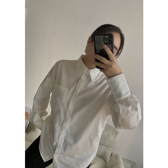 Áo sơ mi nữ SATHY oversize cao cấp