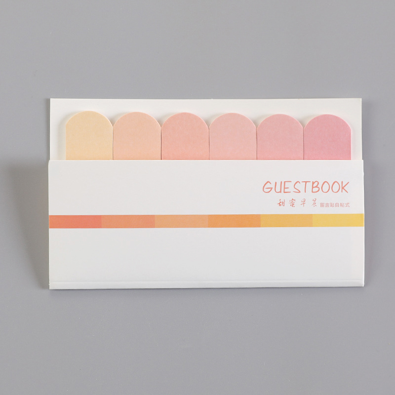 Giấy ghi chú guestbook, giấy note màu pastel dễ thương - beyou