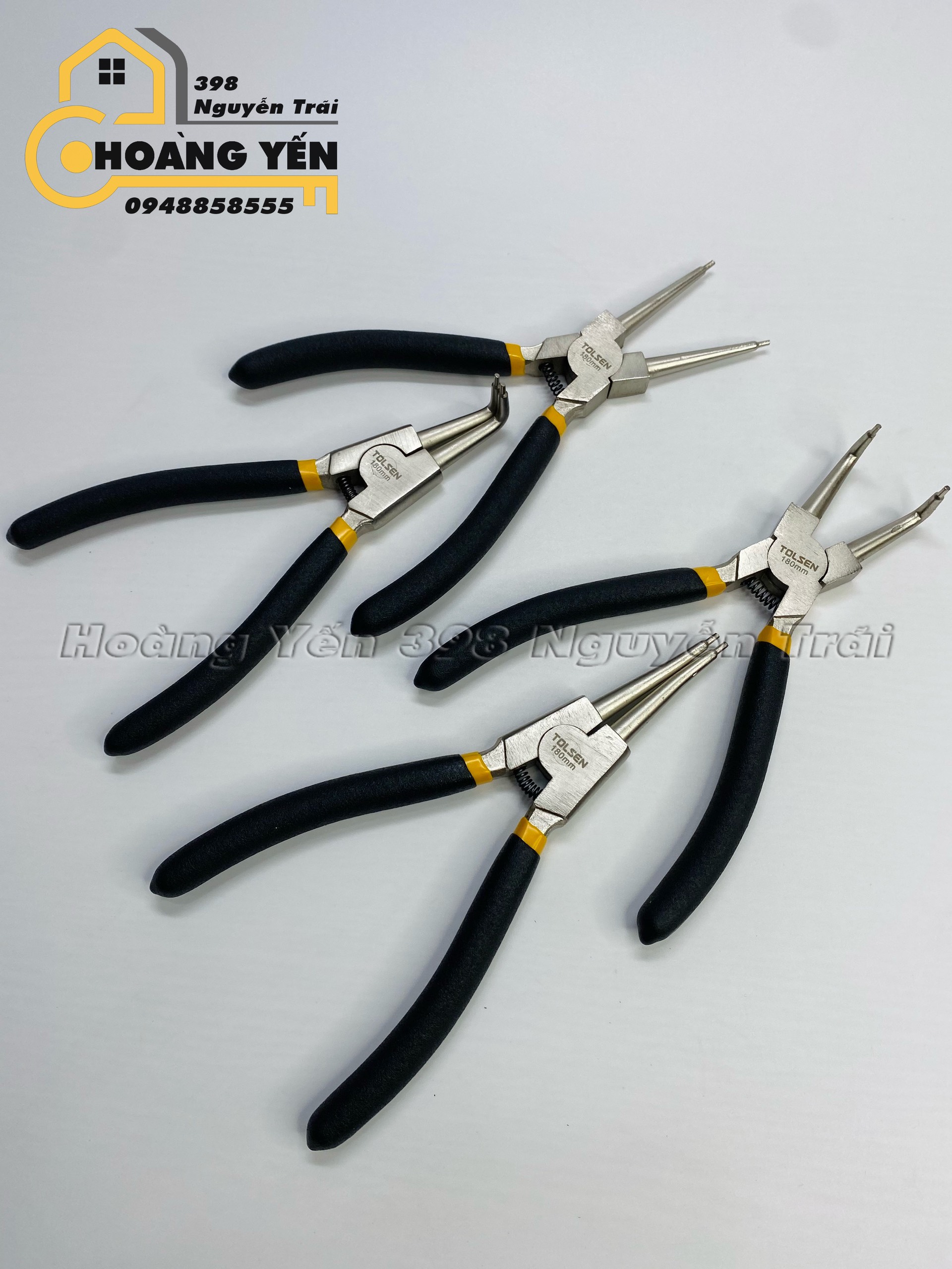 Bộ 4 Cây Kềm Phe 7 Inch Tolsen 10097