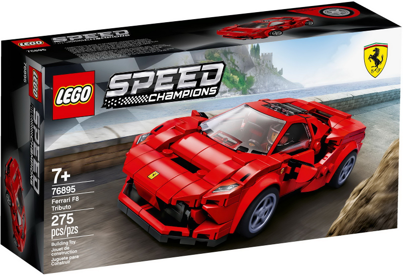 Lego Speed Champions 76895 - Ferrari F8 Tributo - Bộ xếp hình Lego Xe đua Ferrari F8 Tributo
