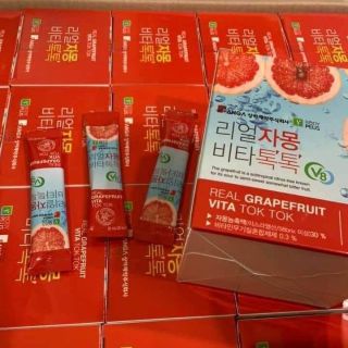 Thực phẩm chức năng nước ép bưởi giảm cân real grapefruit vita tok tok sanga 3