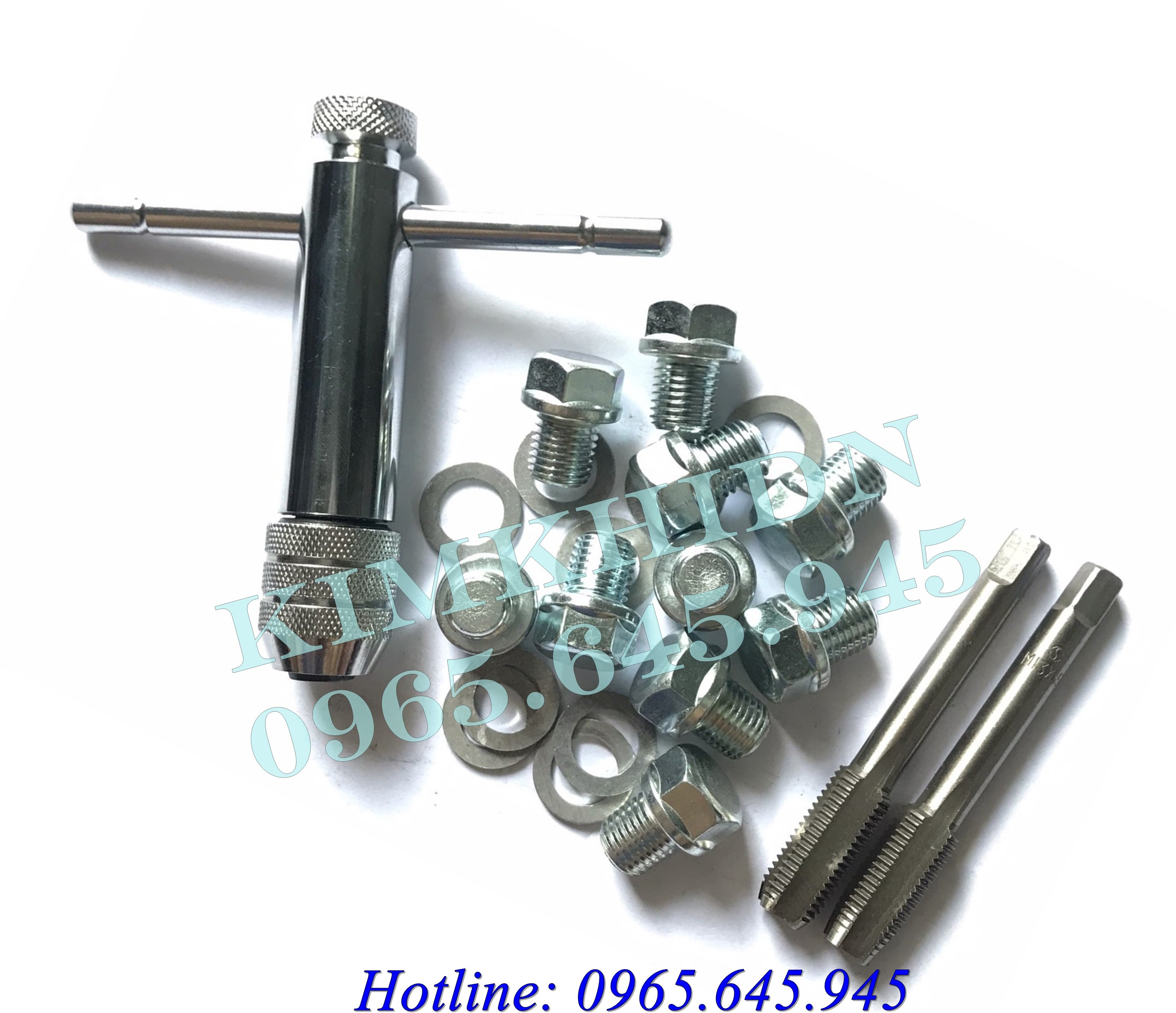 Bộ taro cấy ốc xả nhớt xe máy (CÓ TK HOẶC KO)