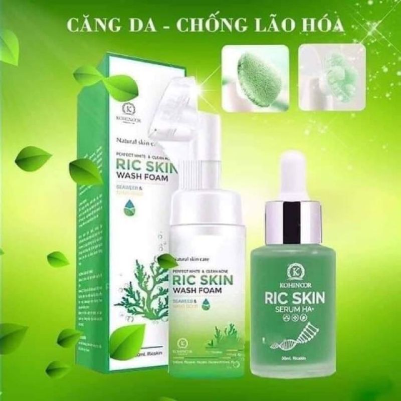 Serum Ric Skin HA+ da sáng, giảm thâm nám hiệu quả