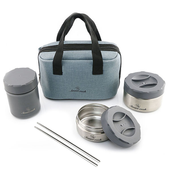 Bộ 3 Hộp Đựng Cơm Lunch Box Elmich Smartcook SM-3956