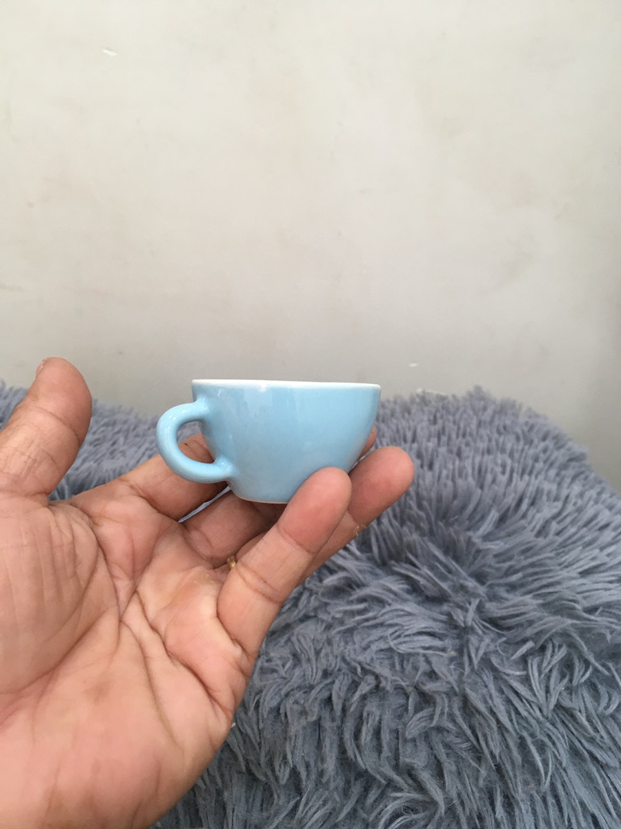 Tea Cup with Handle 5X3.5 cm - Cuong Phat Ceramics - High Quality Vietnamese Product