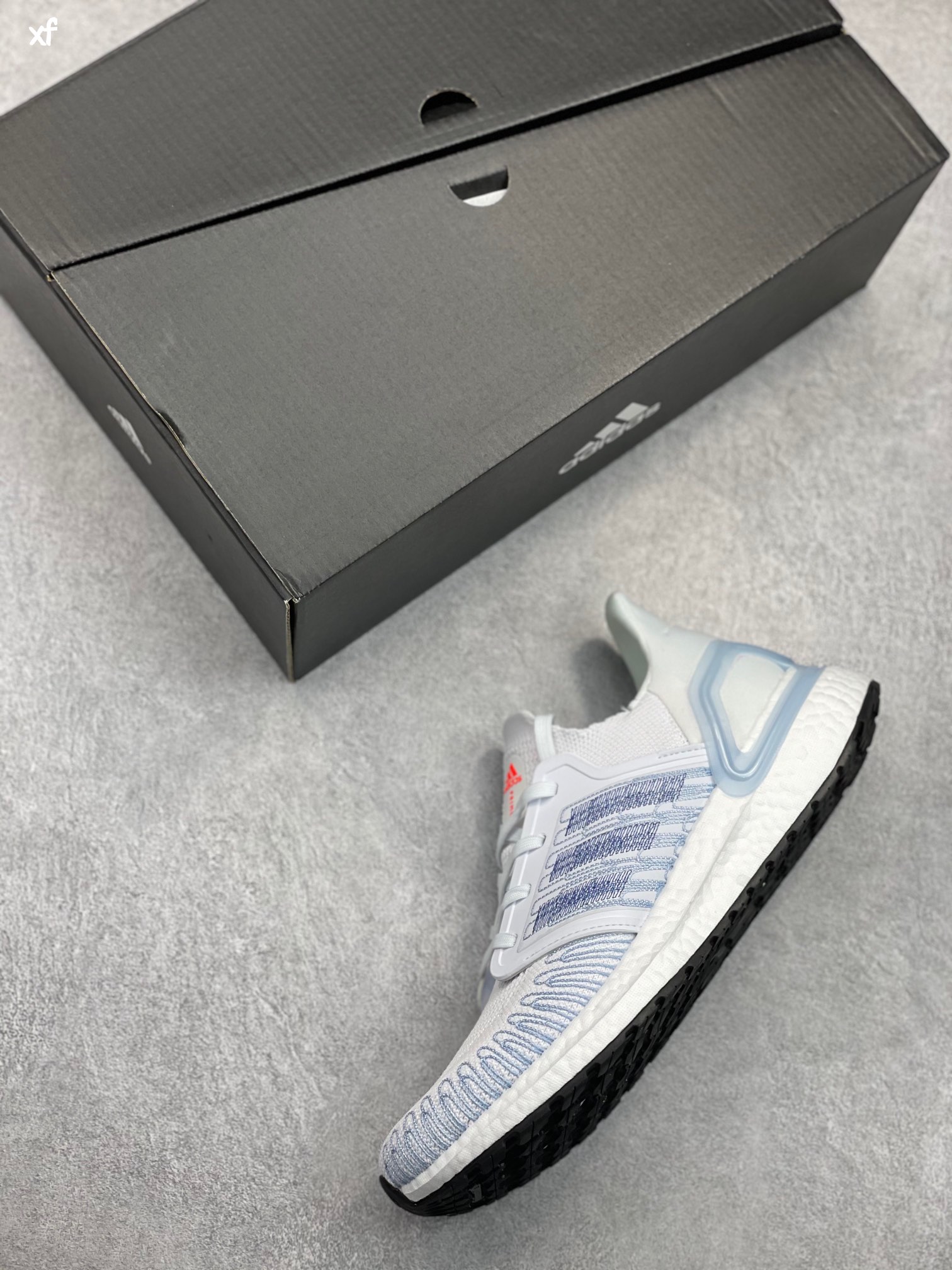 [HOT] Adidas Ultra Boost 20 White Light Blue 🏆 Chuẩn 1:1 Trung - Full Size 🏆