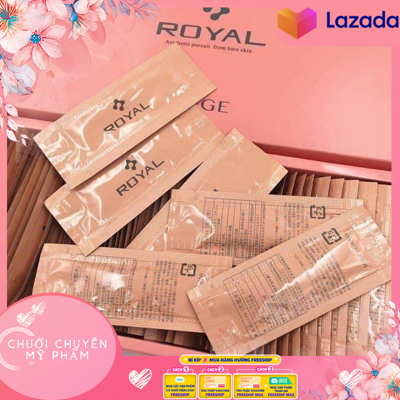 Tinh Chất Serum Nhau Thai Cuống Rốn Royal Nhật Bản / 1 gói nhỏ | Một hộp 90 Gói Tinh chất Serum Nhau Thai Cuống Rốn Royal