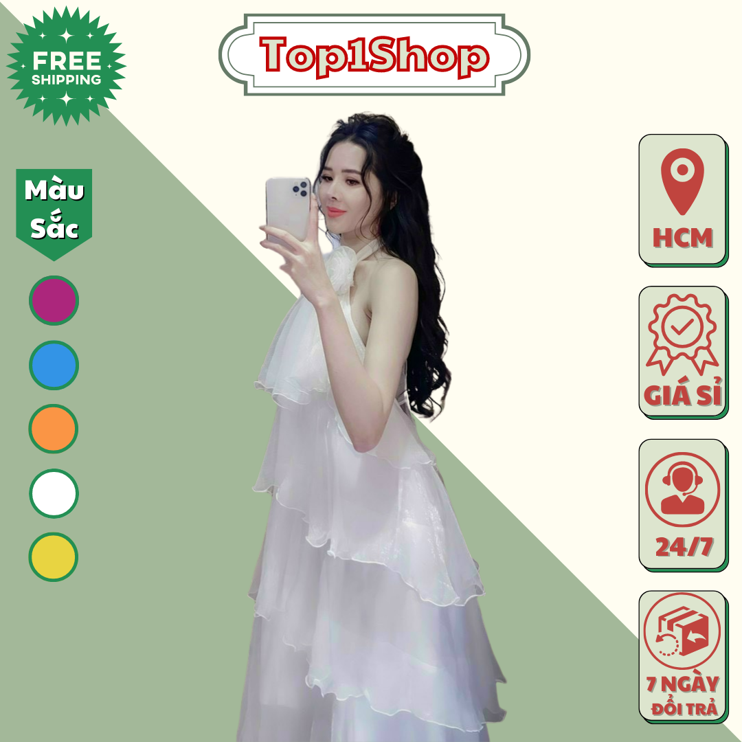 ĐẦM MAXI 5 TẦNG NHIỀU KIỂU HOT ĐI BIỂN