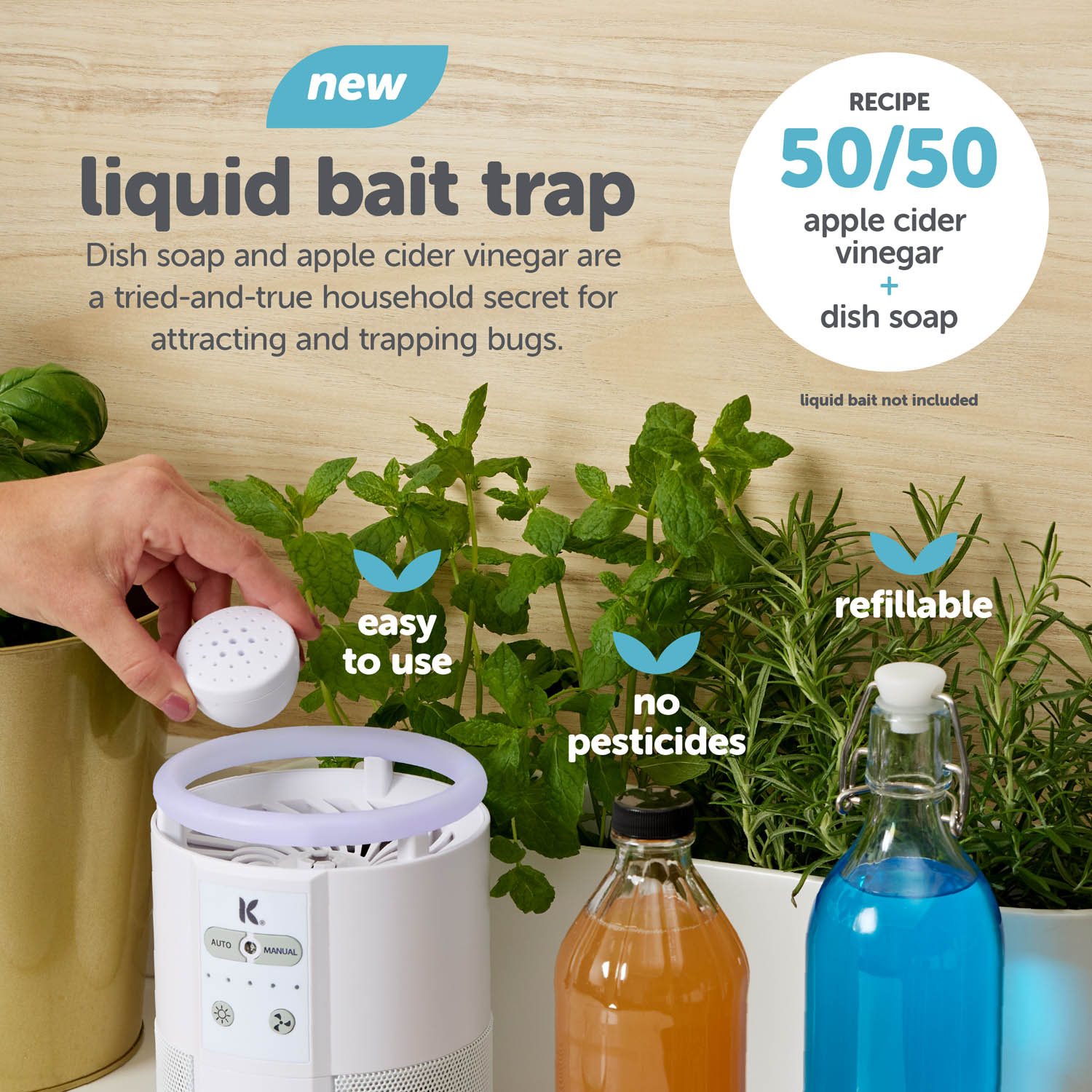 Đèn bắt muỗi KATCHY Duo 2 in 1