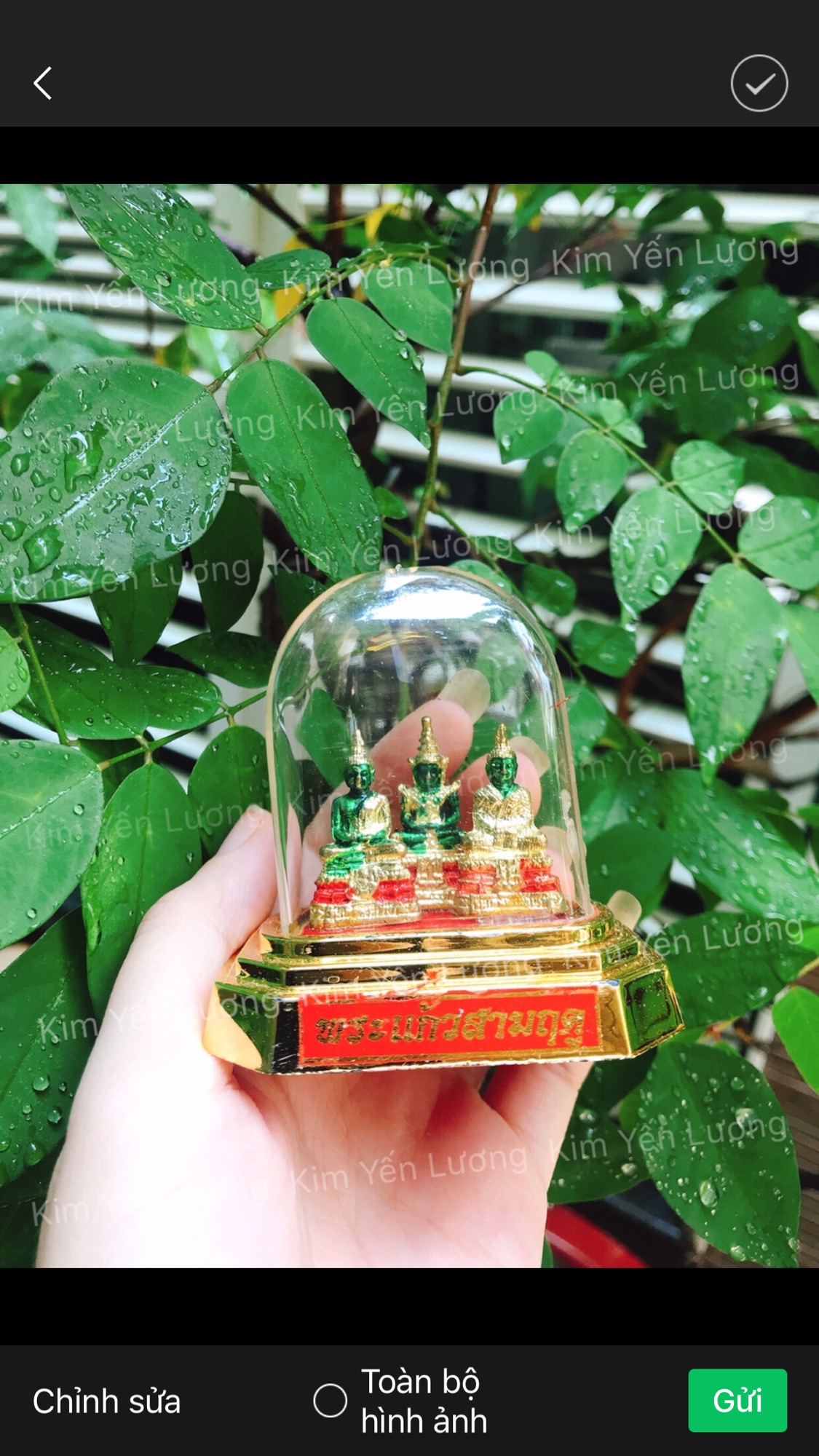TƯỢNG PHẬT NGỌC LỒNG KÍNH THÁI LAN