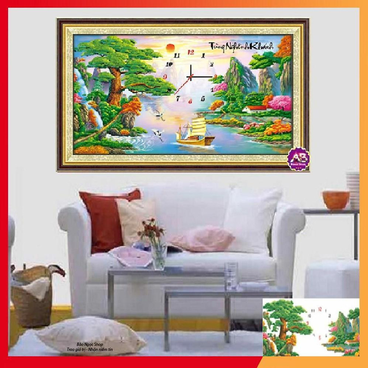 Tranh đính đá cao cấptùng nghênh khách -KT: 85x50Cm. Đá đa sắc cực kỳ đẹp sản xuất theo công nghệ Nhật Bản.- Keo tốt, độ bám dính chắc chắn độ bên trên 20 năm, đầy đủ dụng cụ kèm theo.