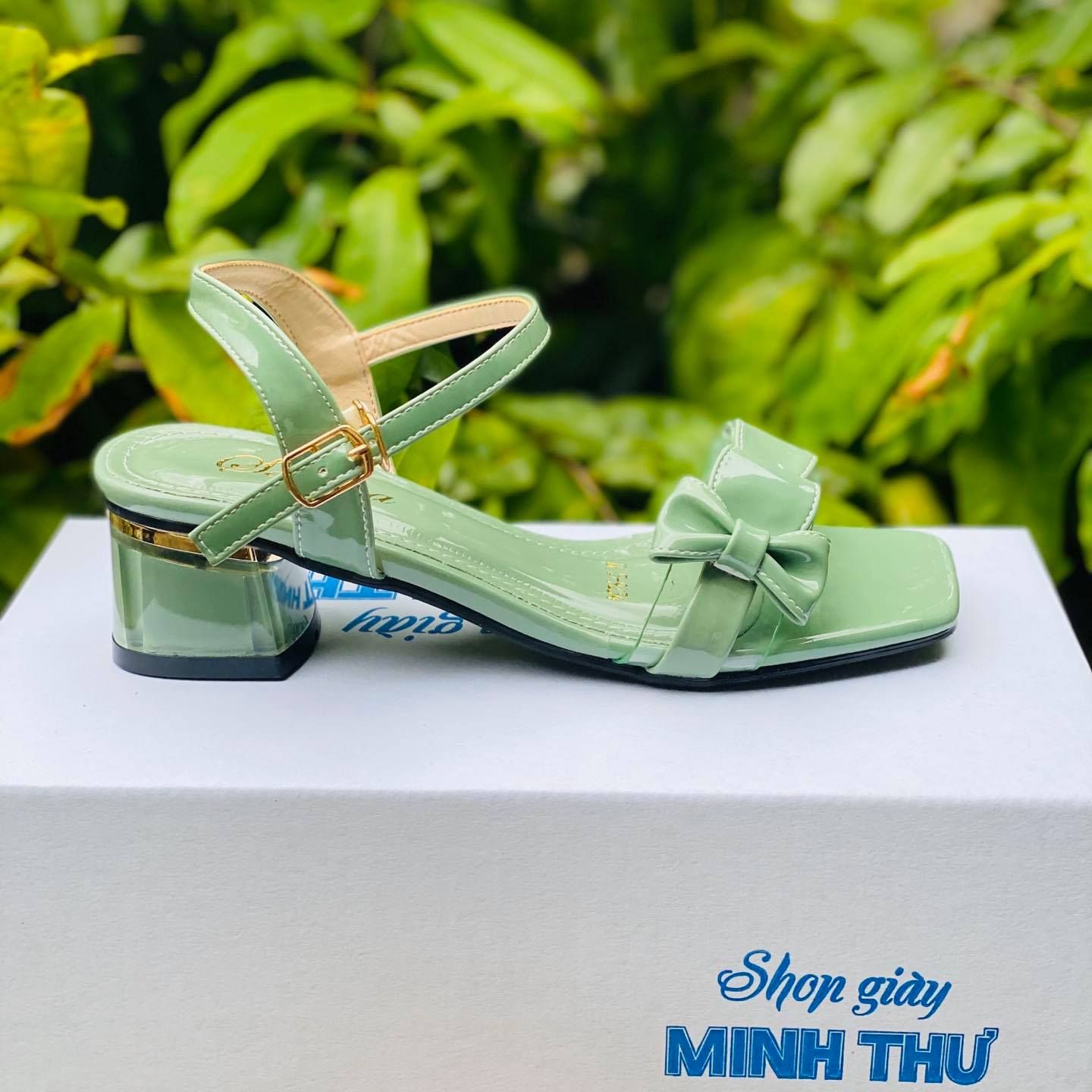 Sandal mika 3cm quai trong MT9234