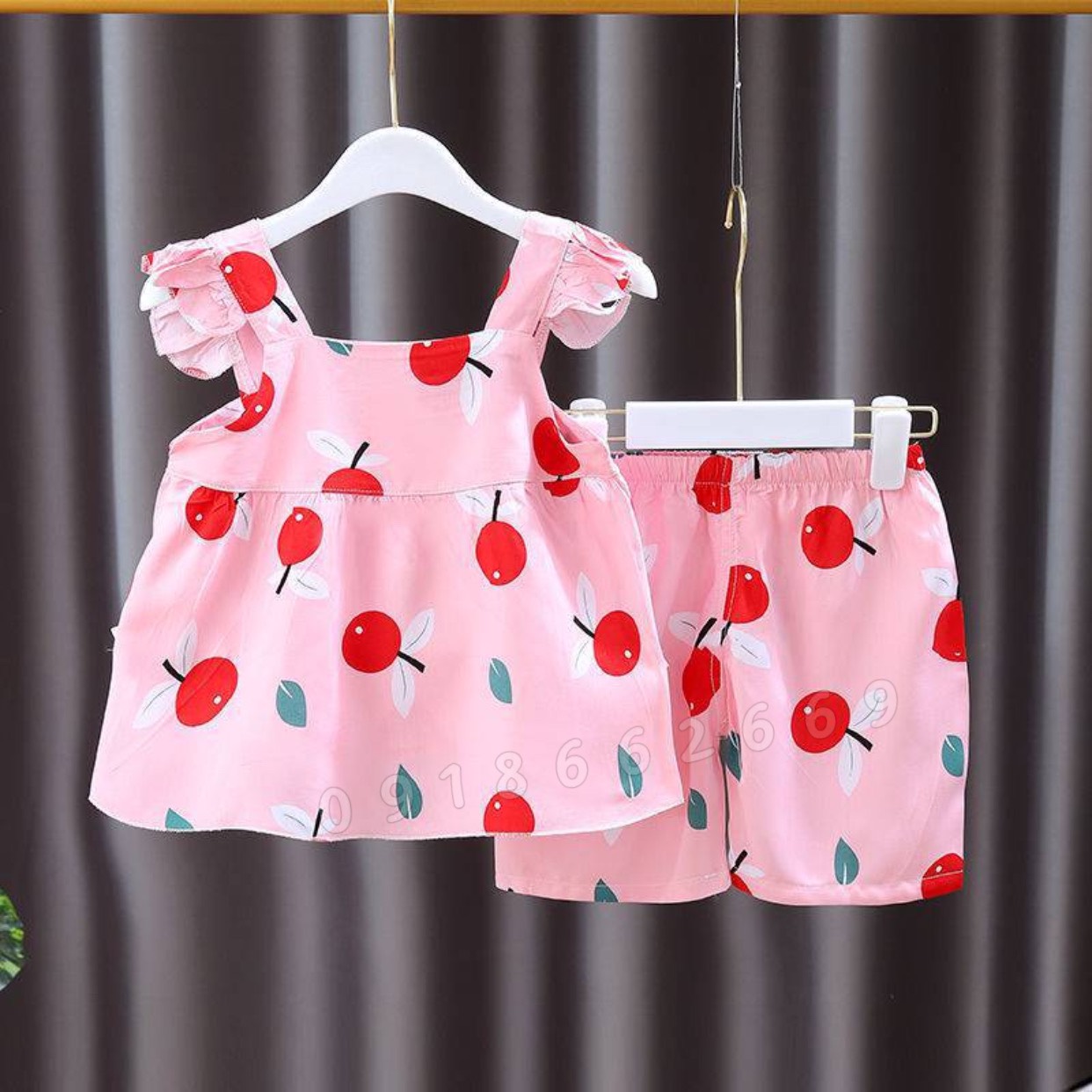 Bộ lanh cộc bé gái dành cho bé 5 -20 kg (lanh baby)