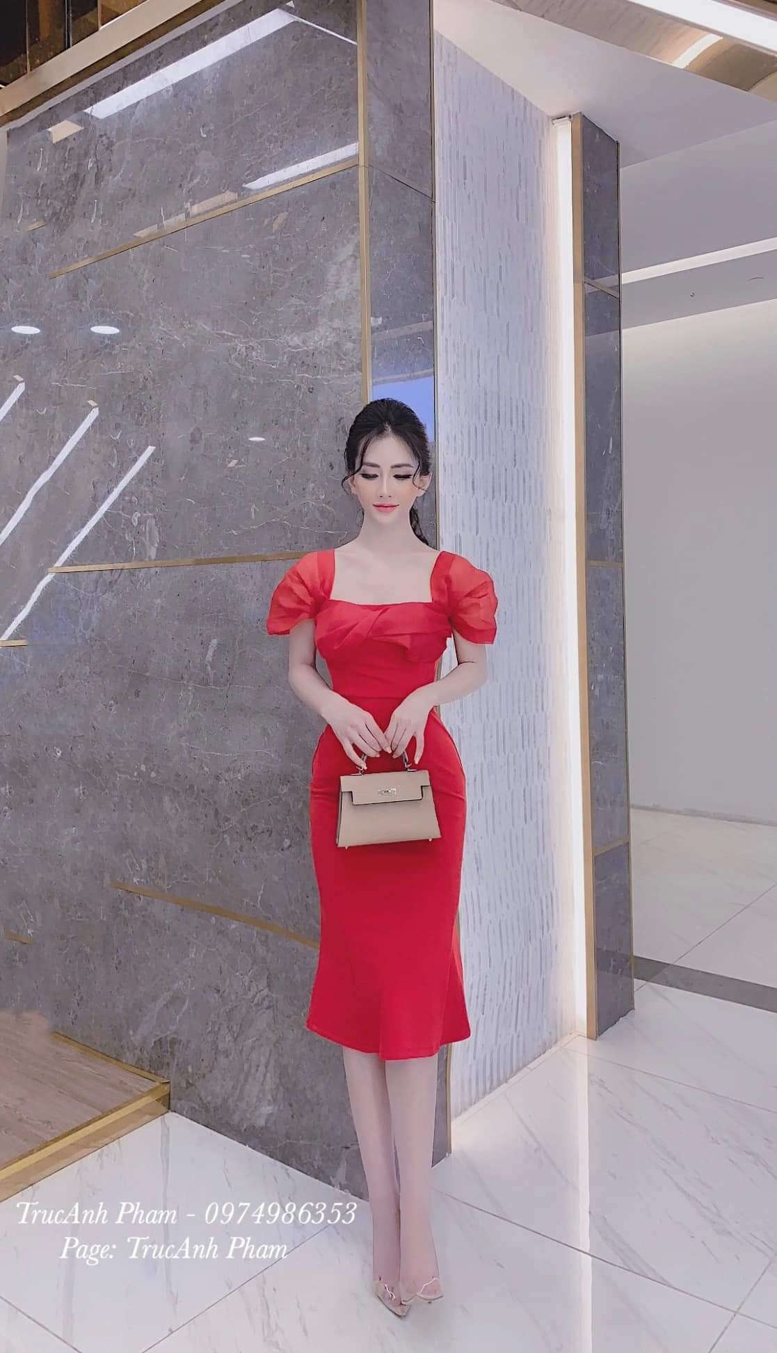 Đầm umi phối lưới kiếng-QH