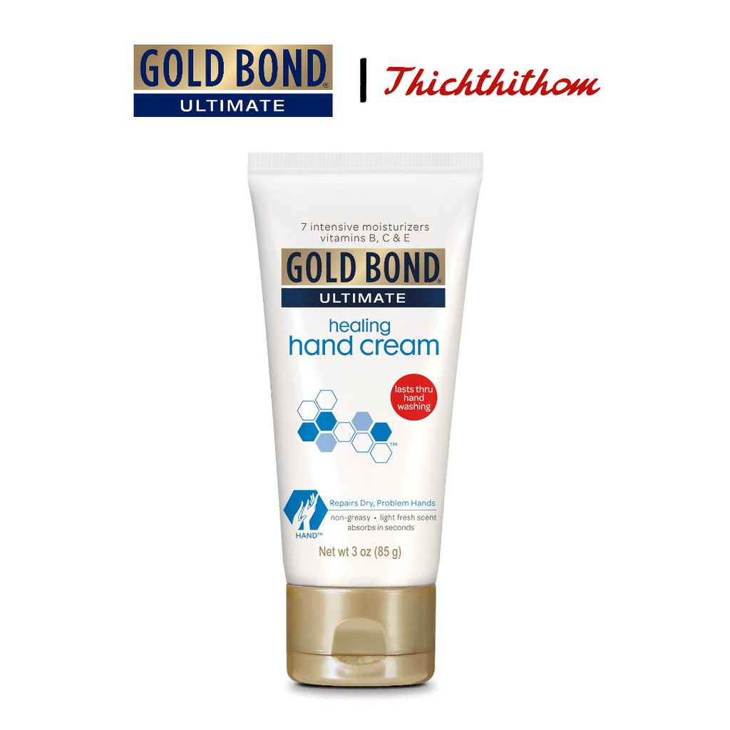 (Bill Mỹ) Kem Dưỡng Da Tay Gold Bond Ultimate Healing -