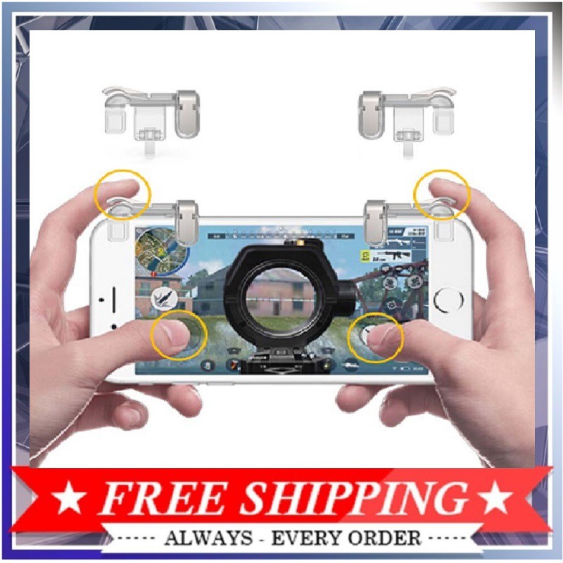 >> BÁO GIÁ BỘ 2 NÚT BẤM CHƠI PUBG ROS MOBILE D9 - NÚT CƠ CỰC NHẠY DỄ SỬ DỤNG | Shopee Lazada Sendo Tiki mới nhất 230 Bộ 2 nút bấm cơ K01 kim loại nút bấm game pubg nút hỗ trợ chơi game trong suốt Hỗ Trợ Chơi Game PUBG Mobile, Ros Mobile