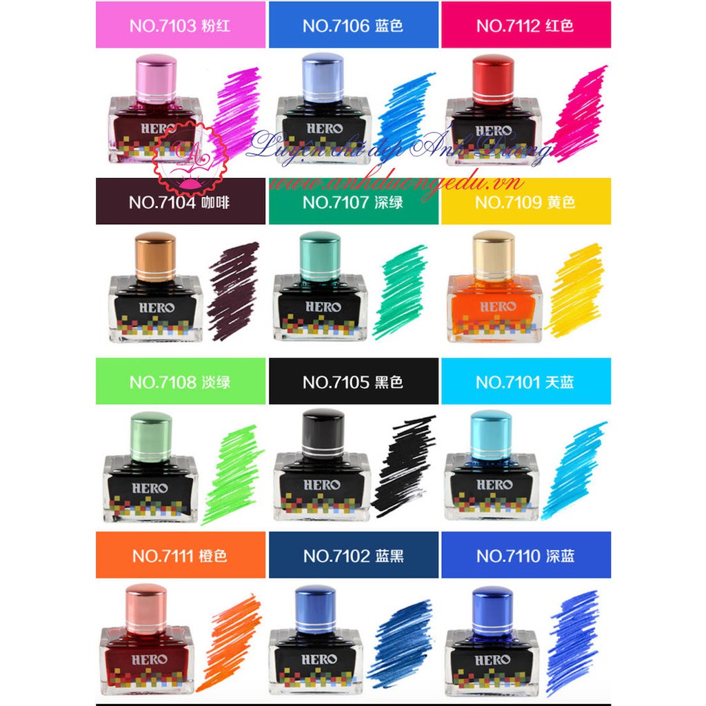 mực hero 40ml