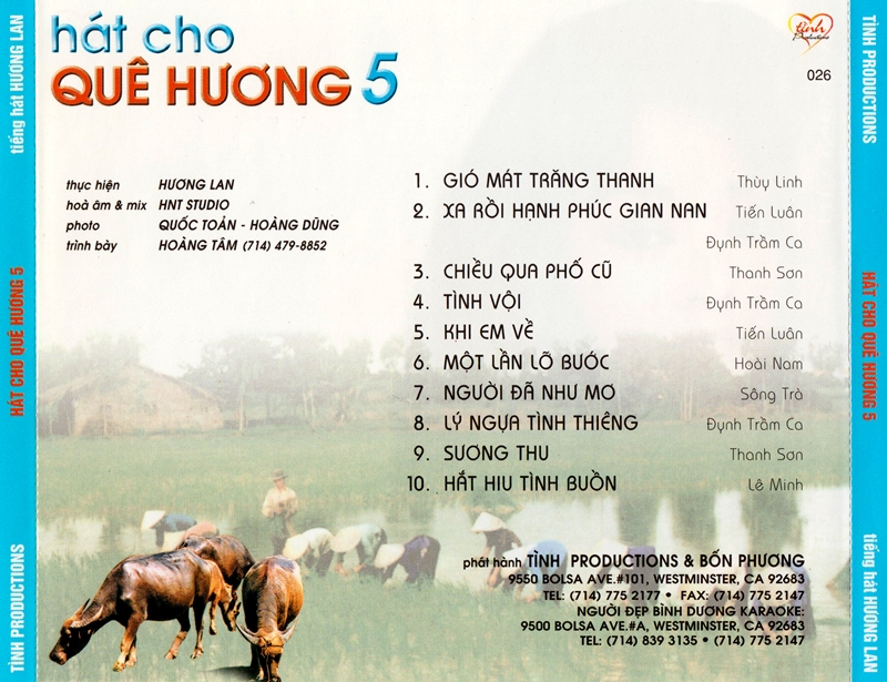 [MDCD] Đĩa CD Tuyệt Phẩm Song Ca Quê Hương