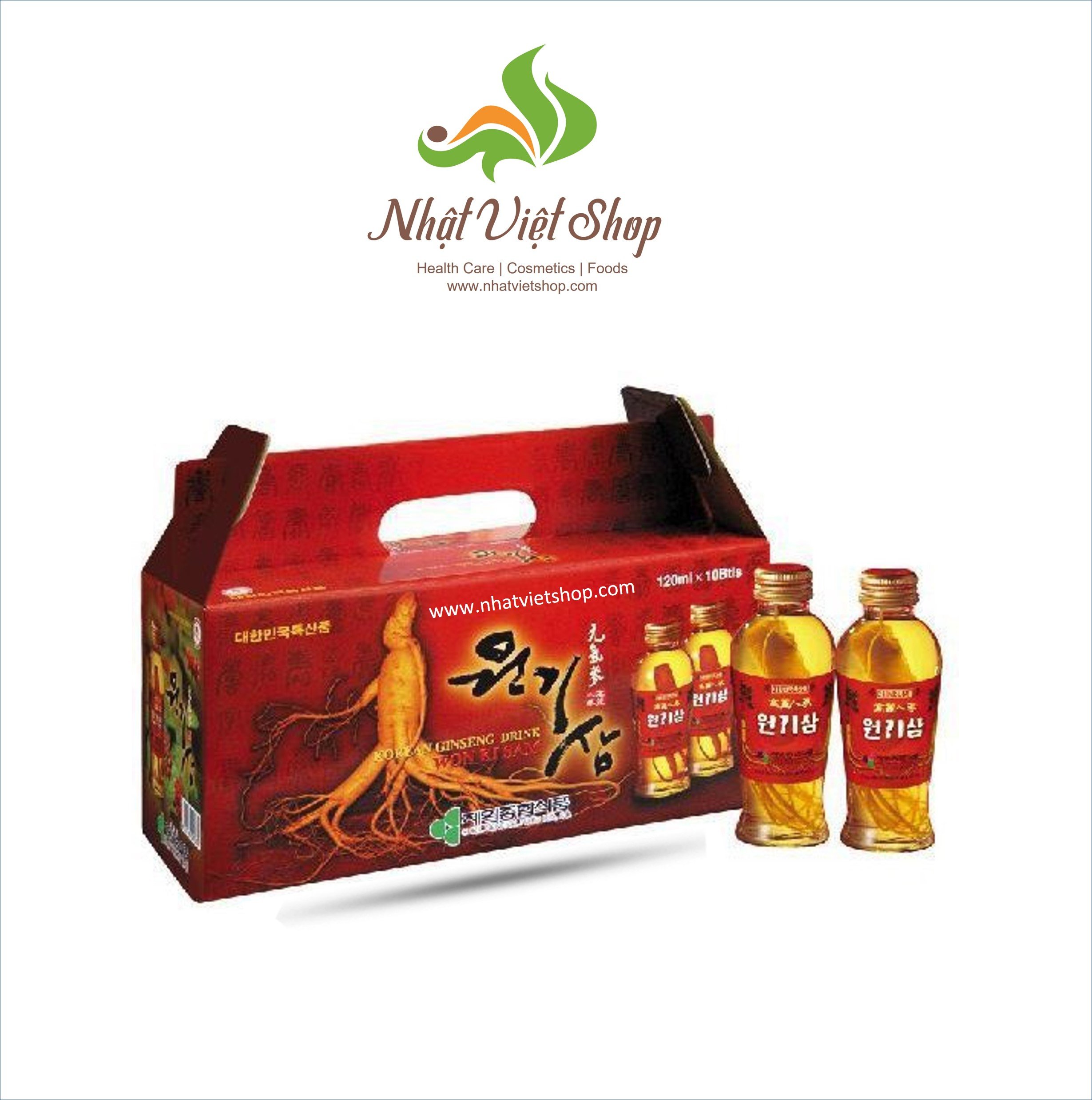 Nước hồng sâm có củ won ki sam - korea ginseng drink