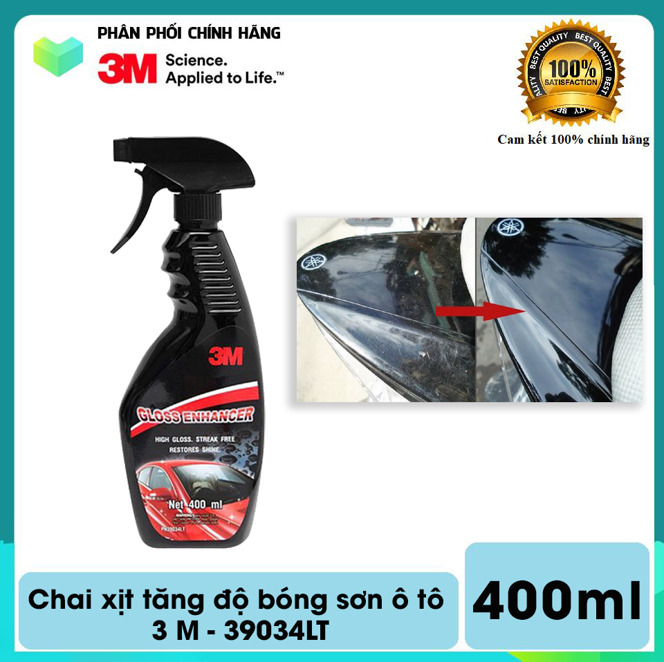 Chai xịt tăng độ bóng sơn ô tô 3m - 39034lt