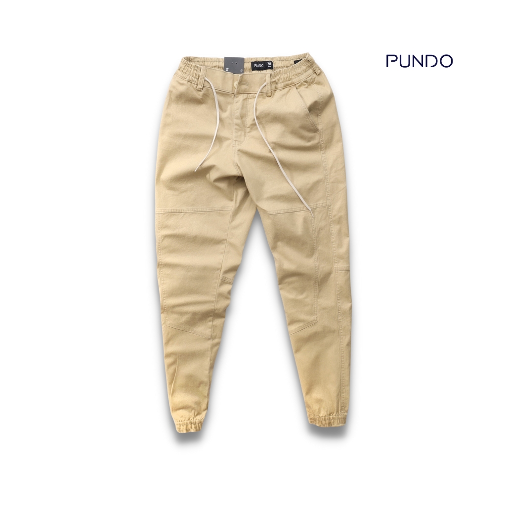 Quần jogger nam PUNDO chất kaki mềm mịn, màu basic dễ phối ,phong cách trẻ trung năng động QDPD09