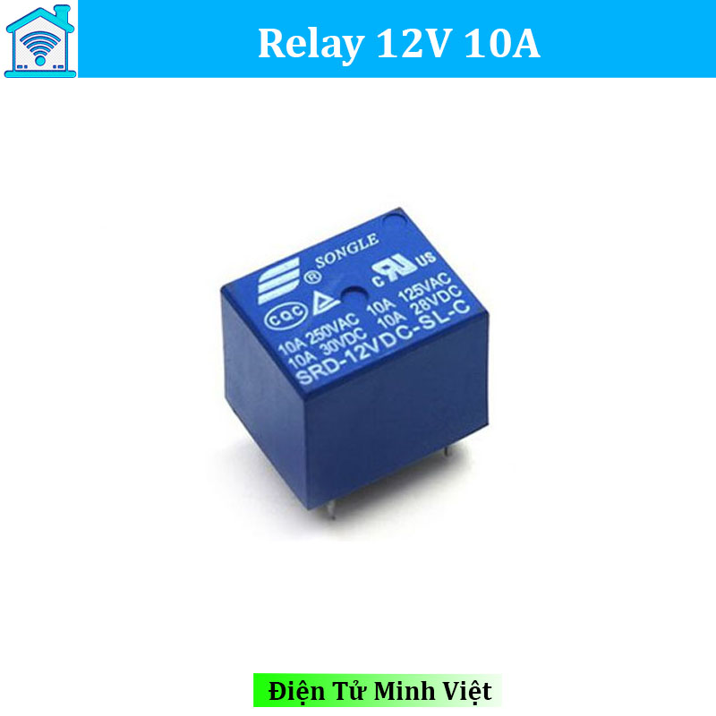 Relay SONGLE SRD-5-VDC-12-VDC-SL-C (10A - 5 Chân)