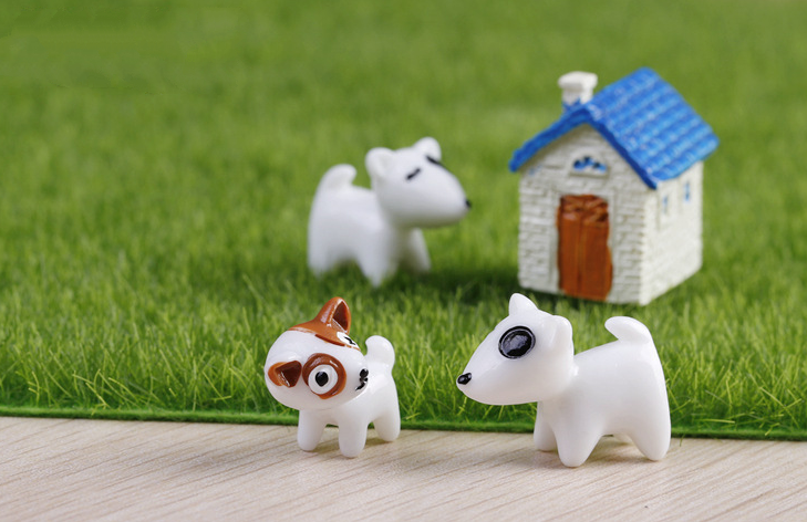 Phụ kiện trang trí tiểu cảnh: mẫu chó mini